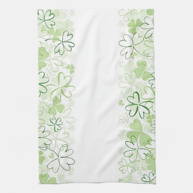 “Clover Leaf” Kitchen Towel (Vertical)