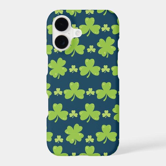 Clover Leaf Pattern Iphone Case (Back)