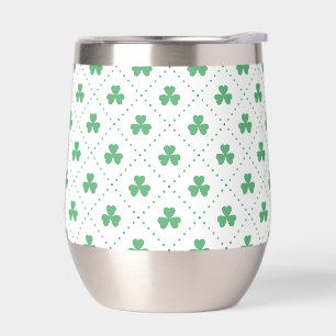 Clover Leaves Pattern St. Patrick's Day-23223 Thermal Wine Tumbler