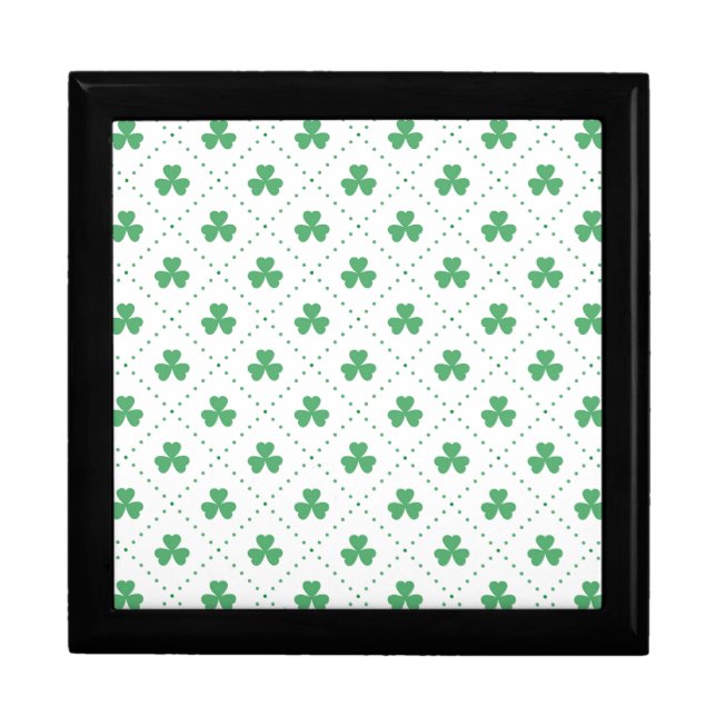 Clover Leaves Pattern St. Patrick's Day-53224 Gift Box (Front)