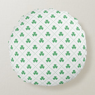Clover Leaves Pattern St. Patrick's Day-53224 Round Pillow