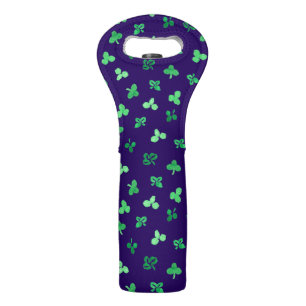 Clover Leaves Wine Tote