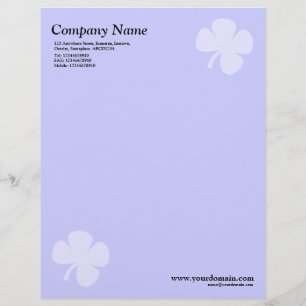 Clover - Light Blue Letterhead
