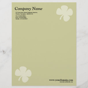 Clover - Light Khaki Letterhead