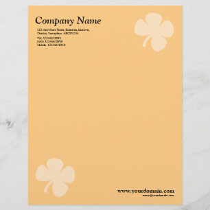 Clover - Light Orange Letterhead
