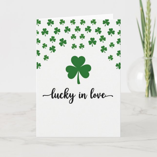 Clover Love Pattern Card (Front)