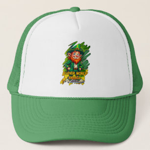 Clover Money Energy – Lucky Leprechaun - boné Trucker Hat