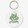 Clover Neurotransmitters Keychain