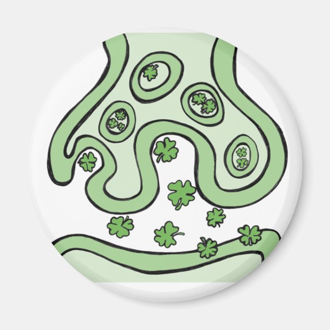 Clover Neurotransmitters Magnet (Front)