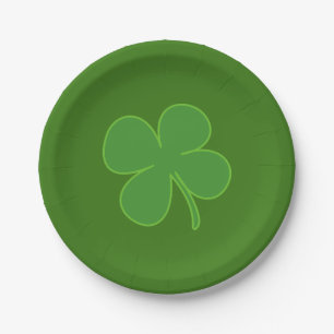 Clover Paper Plates