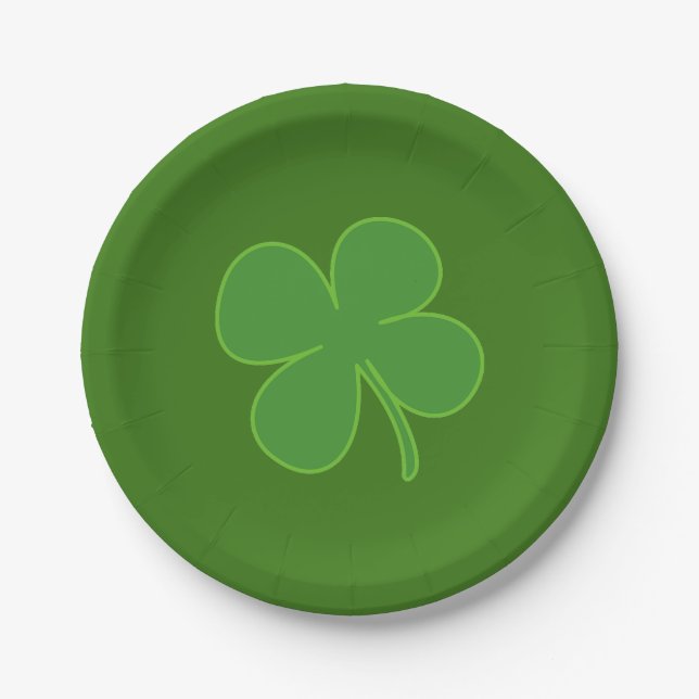 Clover Paper Plates (Front)