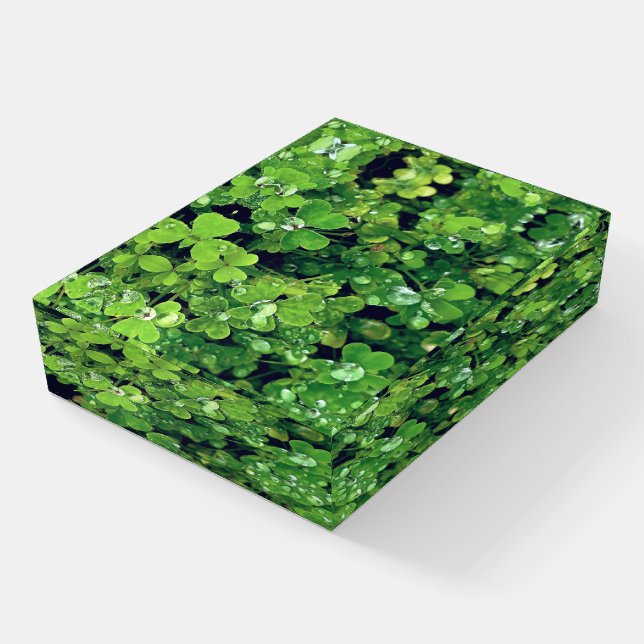 Clover Paperweight (Angled)