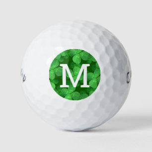Clover Pattern Customize Your Own Monogrammed Golf Balls
