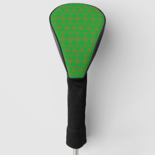 Clover Pattern Golf Head Cover