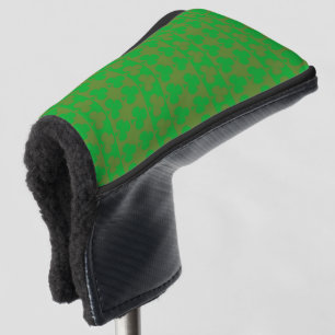 Clover Pattern Golf Head Cover