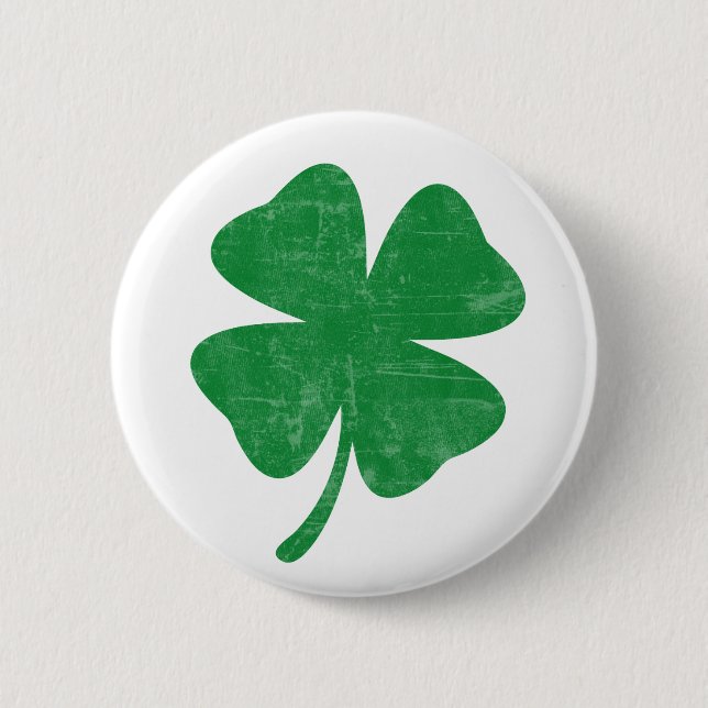 Clover Pinback Button (Front)