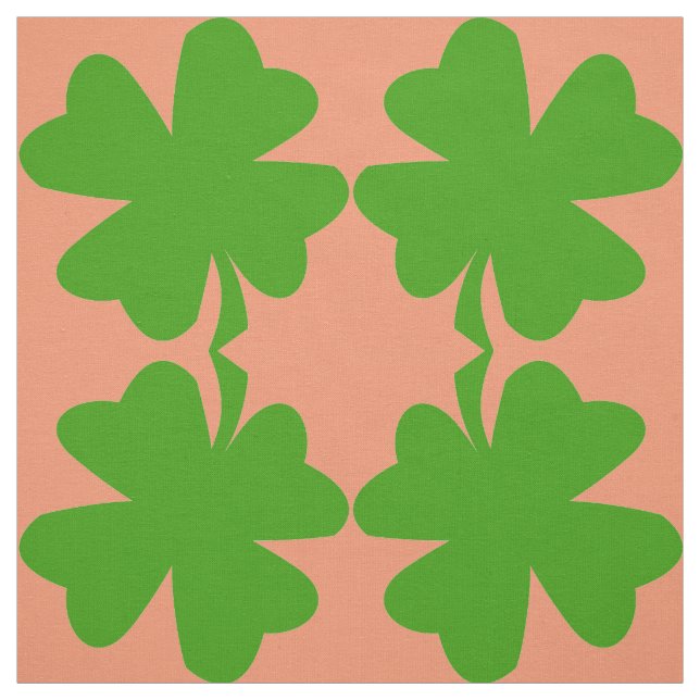 Clover pink fabric (Swatch)