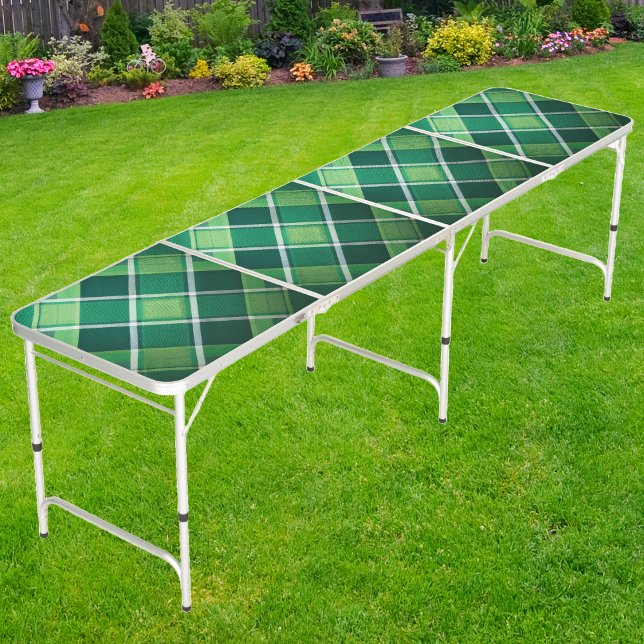 Clover Plaid Beer Pong Table (Creator Uploaded)