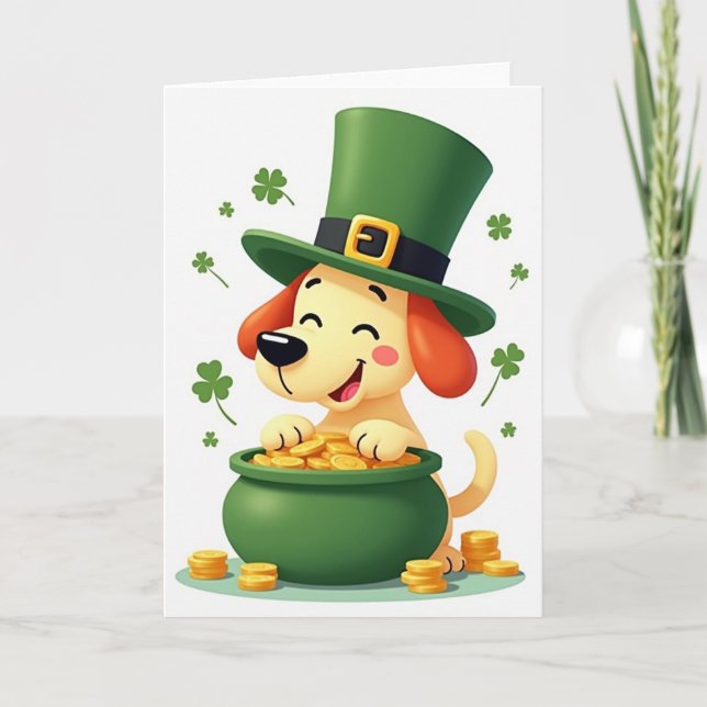 Clover Puppy Luck Card (Front)