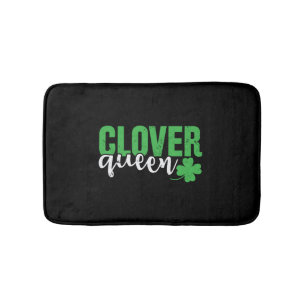 Clover Queen St. Patricks Day Bath Mat