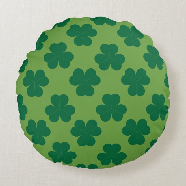 Clover Round Pillow (Front)