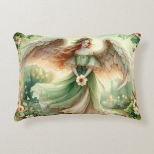 Clover Serenity Angel Accent Pillow