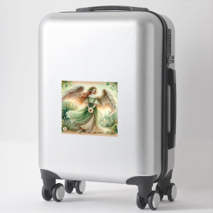 Clover Serenity Angel Sticker