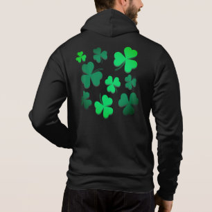 Clover Shamrock Irish Green Spring St Patricks Day Hoodie