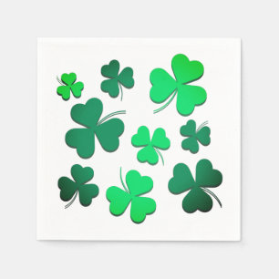 Clover Shamrock Irish Green Spring St Patricks Day Napkins