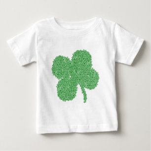 Clover Skulls - St Patrick's Day Lucky Green Baby T-Shirt