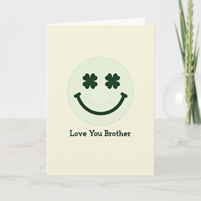 Clover Smile Brother Love Card (Front)