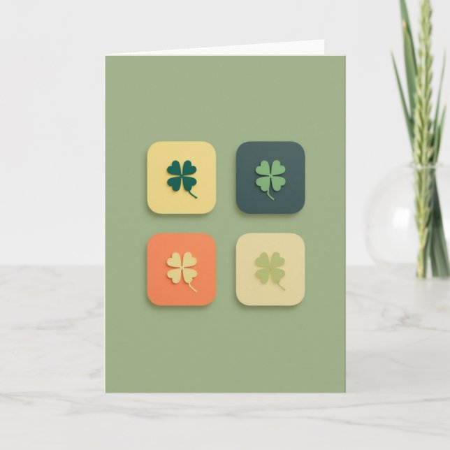 Clover Square Pattern Card (Front)