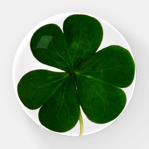 Clover St Patricks Day Irish Shamrock Paperweight