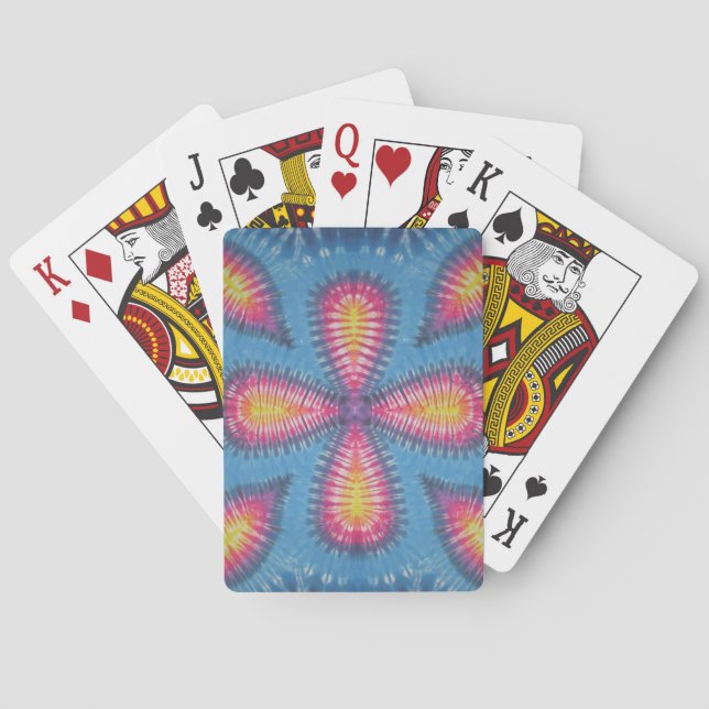 Clover Tie Dye Playing Cards (Back)
