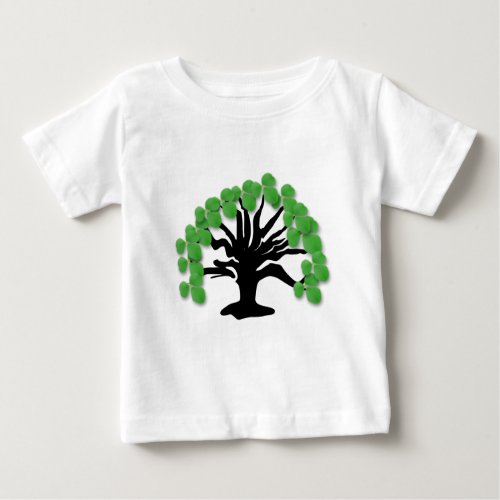 Clover Tree Baby T_Shirt