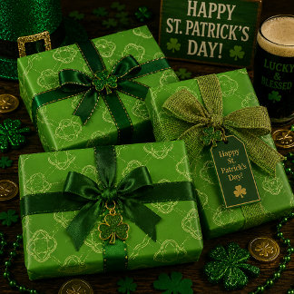 Clover Waltz Wrapping Paper Sheets