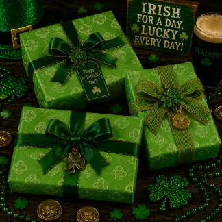 Clover Waltz Wrapping Paper Sheets