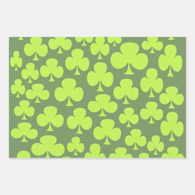 Clover Wrapping Paper Sheets (Front)