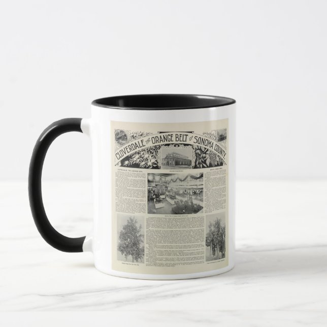 Cloverdale, California Mug (Left)