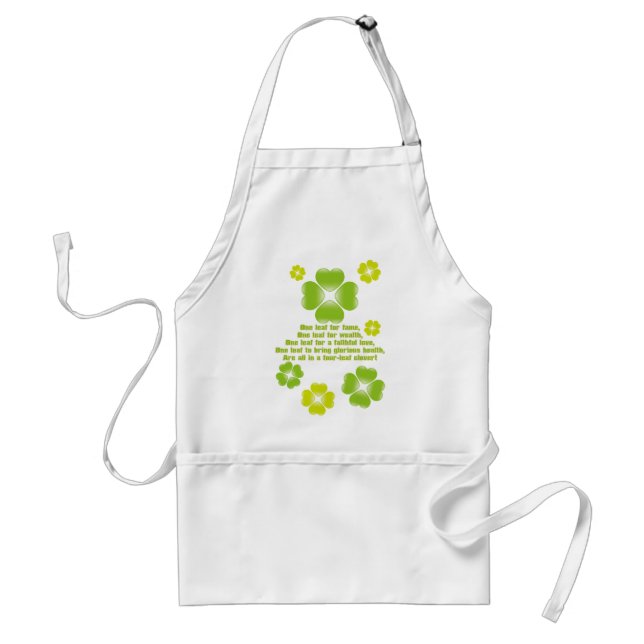Clovers Adult Apron (Front)