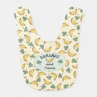 Clovers and Bananas Green and Yellow Irish