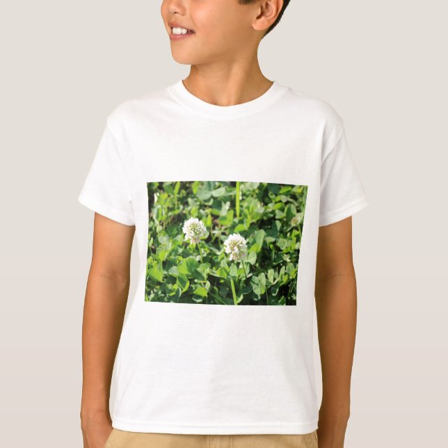 Clovers and Flowers T-Shirt (Front)