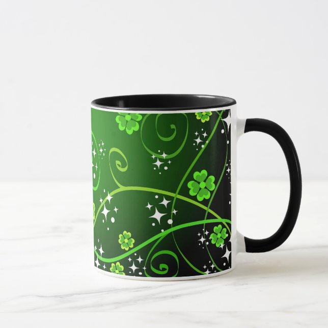 Clovers and stars - Mug (Right)