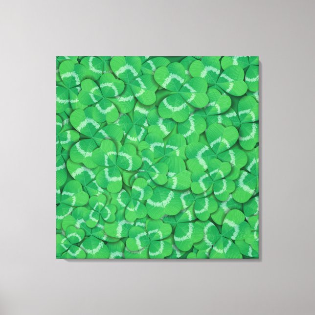 Clovers Canvas Print (Front)