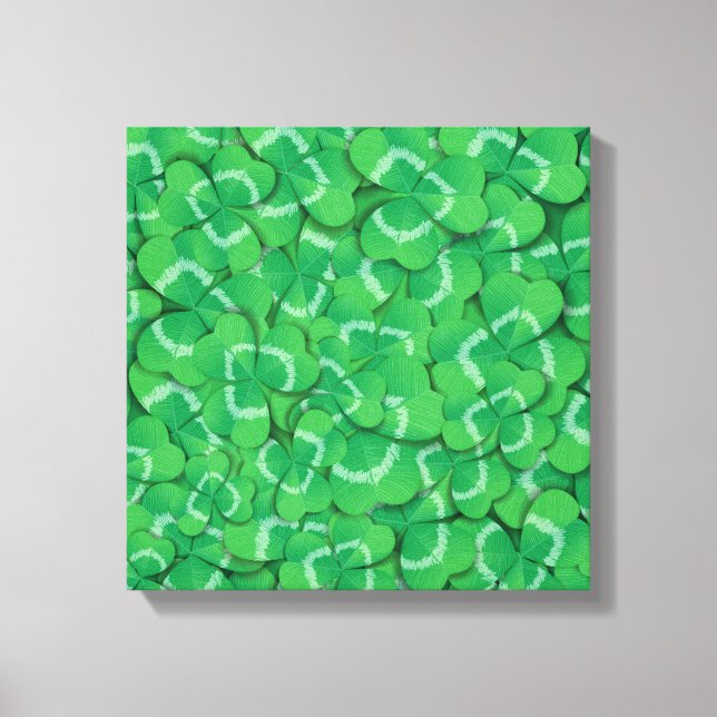Clovers Canvas Print (Front)