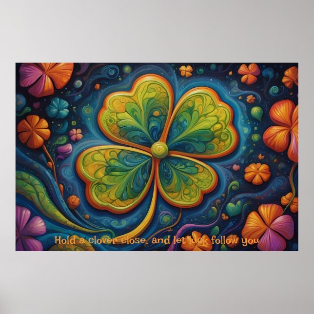 Clover's Charm: A Journey of Luck Poster (Front)