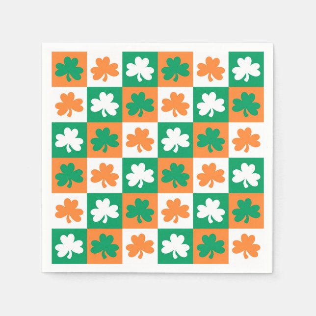 Clovers Paper Napkins (Front)