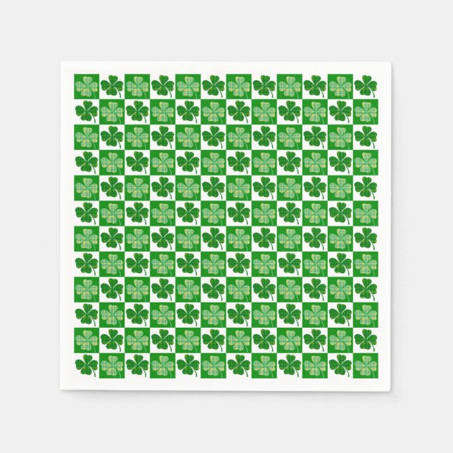 Clovers Paper Napkins (Front)