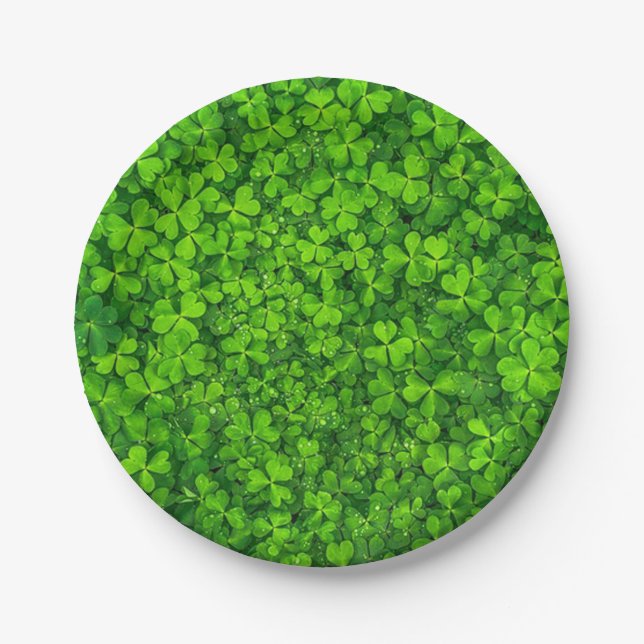 Clovers Paper Plates (Front)