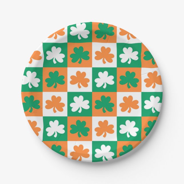 Clovers Paper Plates (Front)